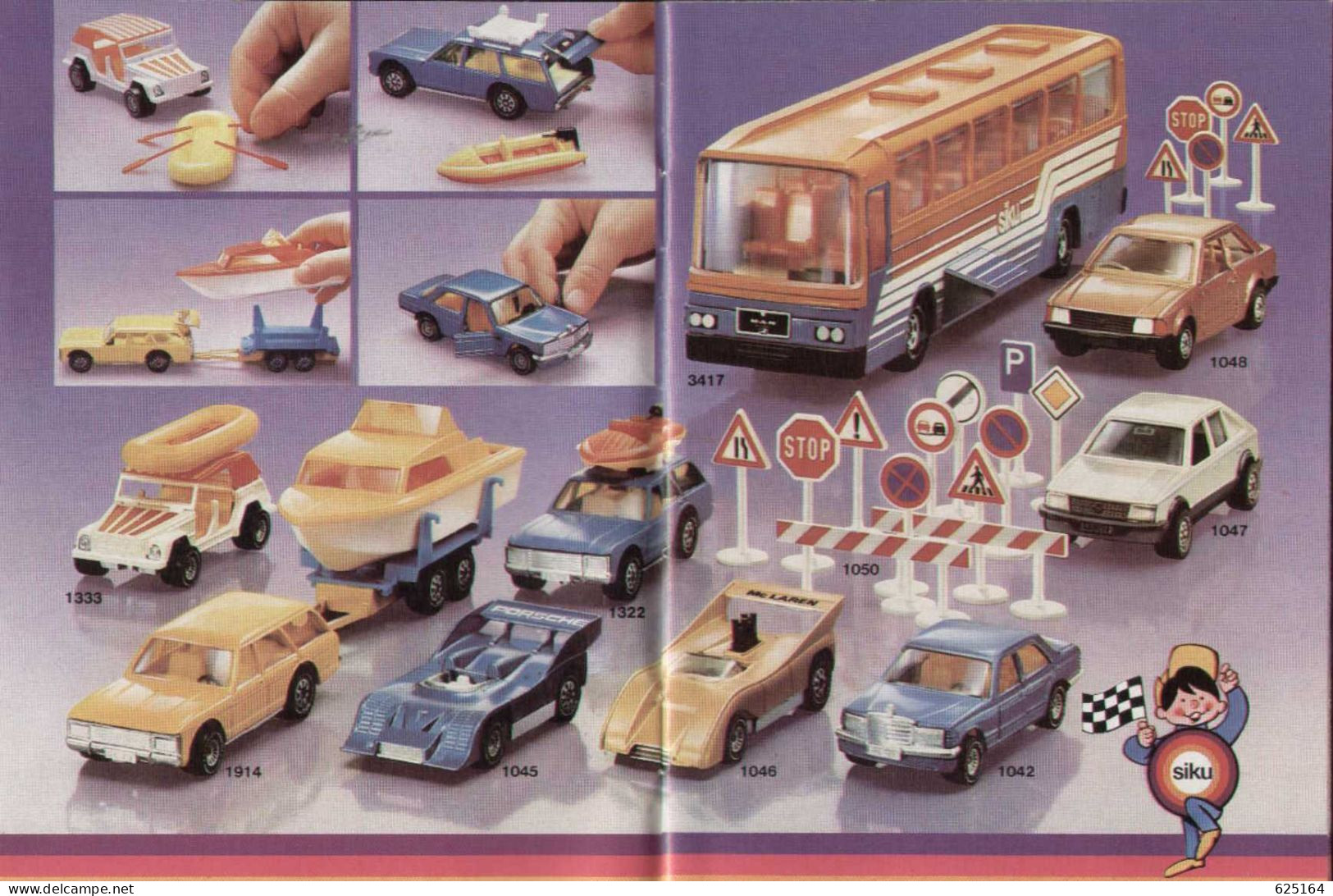 Catalogue SIKU Programm 1982/83 Automodelle  Maßstab 1:87 - 1:50 - En Allemand, Anglais, Français Et Néerlandais - Tedesco