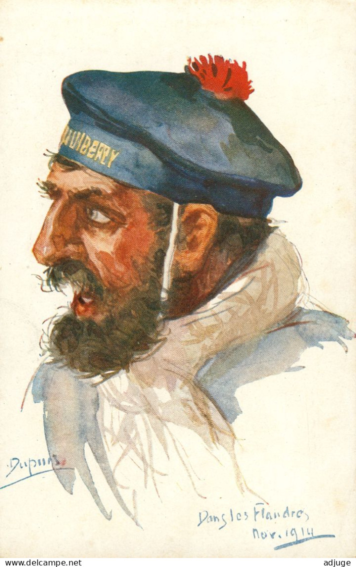 CPA- Illustrateur Émile DUPUIS - Dans Les Flandres - Nov.1914_ Série  "Nos Poilus"  N°5 **** 2 Scans - Dupuis, Emile