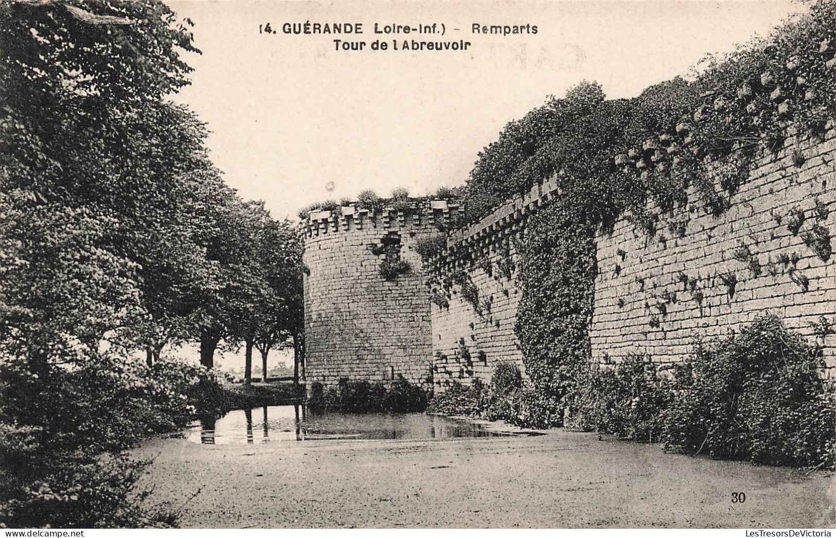 FRANCE - Guérande - Remparts - Tour De L'Abreuvoir - Carte Postale Ancienne - Guérande