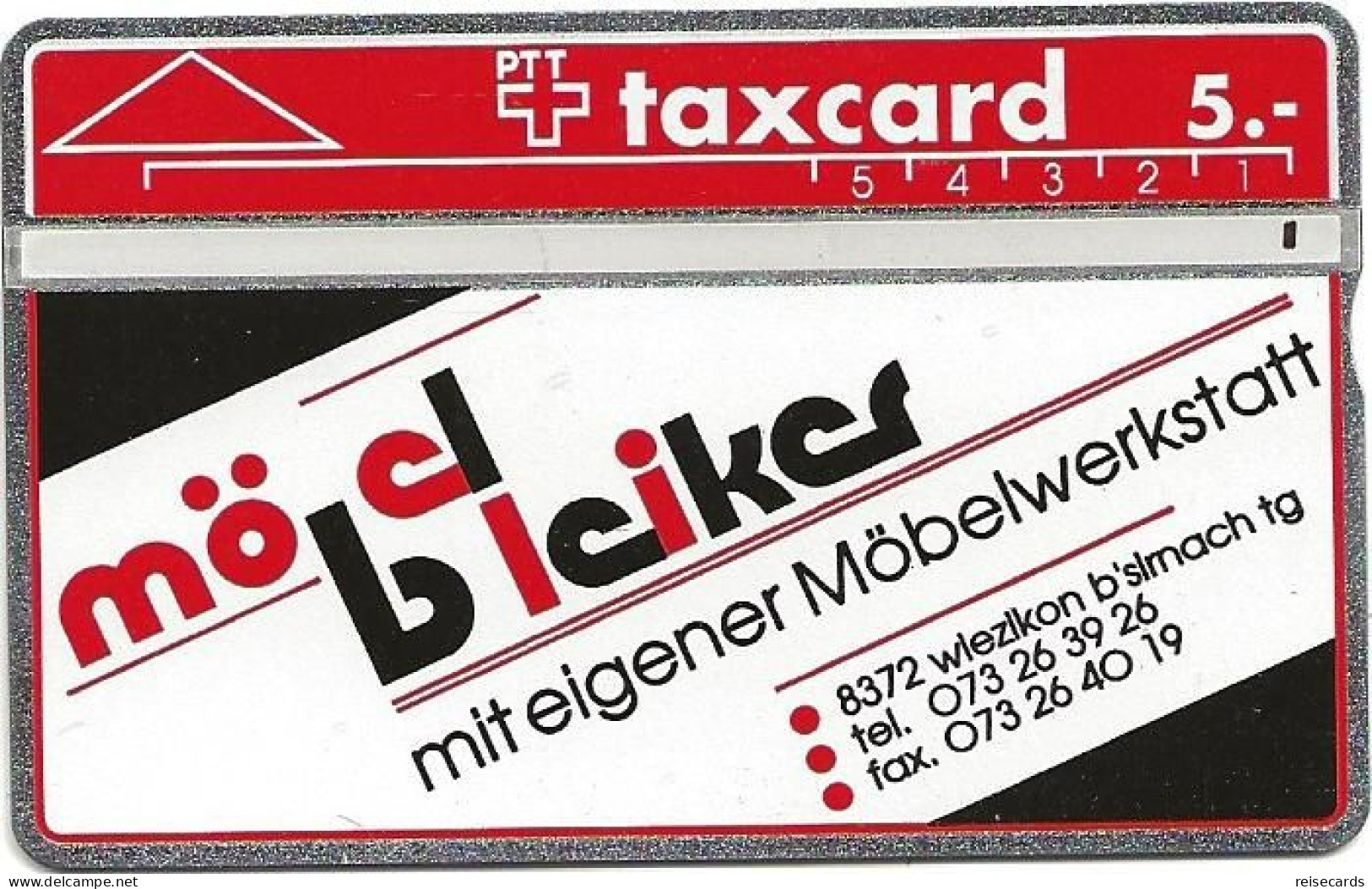 Switzerland: PTT K-91/58B 108E Möbel Bleiker - Suisse