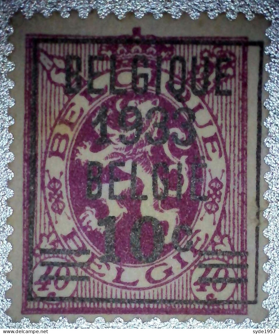 Belgique 1933 -1934  Lion Héraldique COB 375A, 375, 376  - Neufs  Avec Trace De Charnière (cote > 50€) - 1929-1937 Lion Héraldique