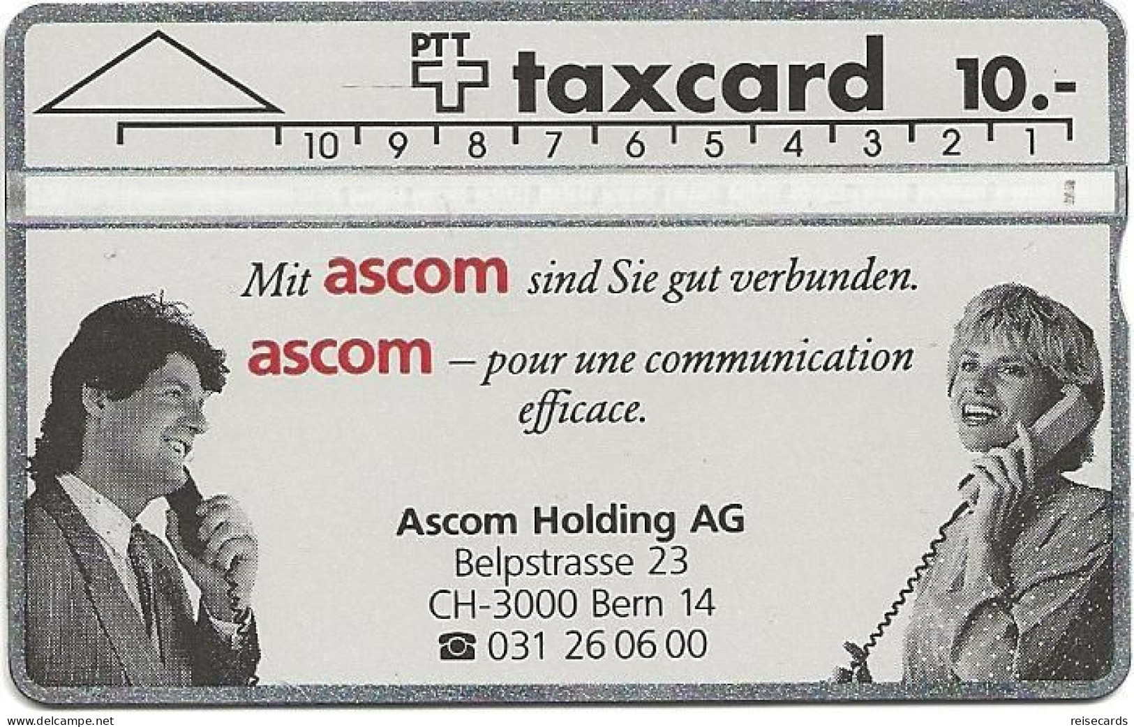 Switzerland: PTT K-90/2A 001D Ascom Holding AG - Svizzera