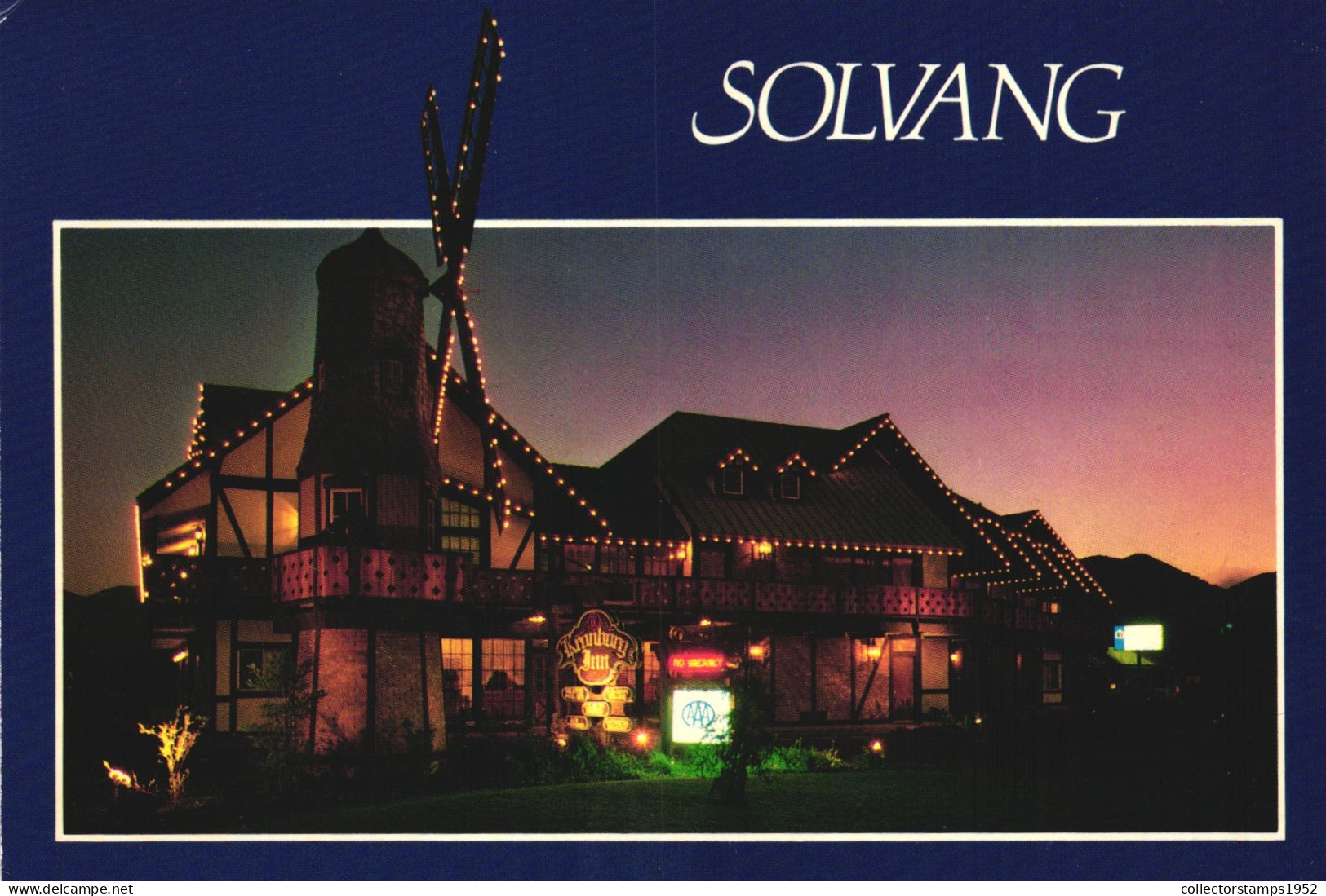 SOLVANG, SANTA BARBARA, CALIFORNIA, ARCHITECTURE, UNITED STATES, POSTCARD - Santa Barbara