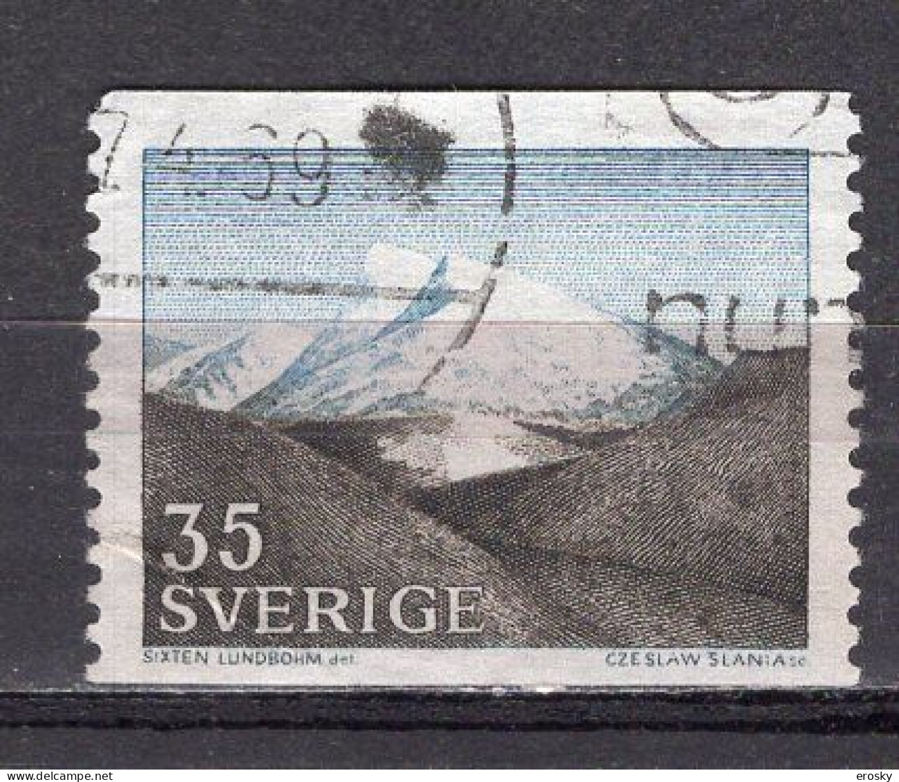 T0855 - SUEDE SWEDEN Yv N°558 - Gebruikt