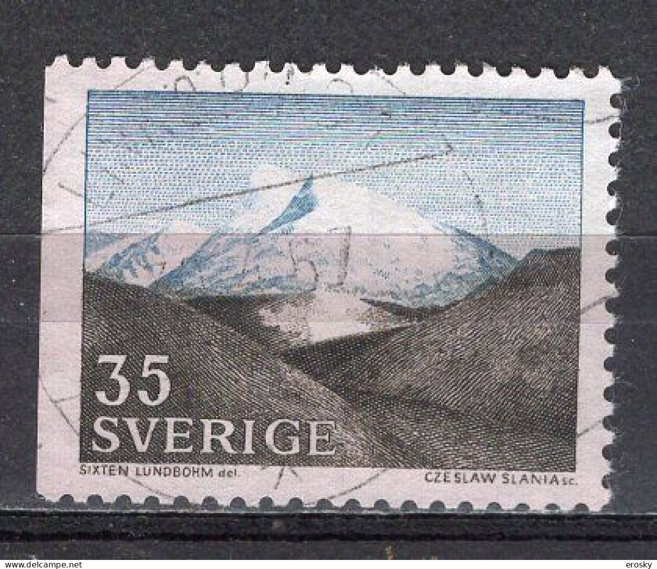 T0856 - SUEDE SWEDEN Yv N°558a - Used Stamps