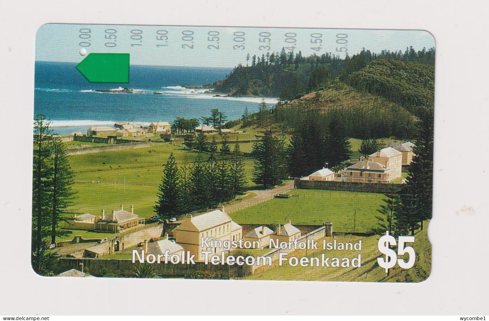 NORFOLK ISLAND - Kingston Magnetic Phonecard - Isla Norfolk