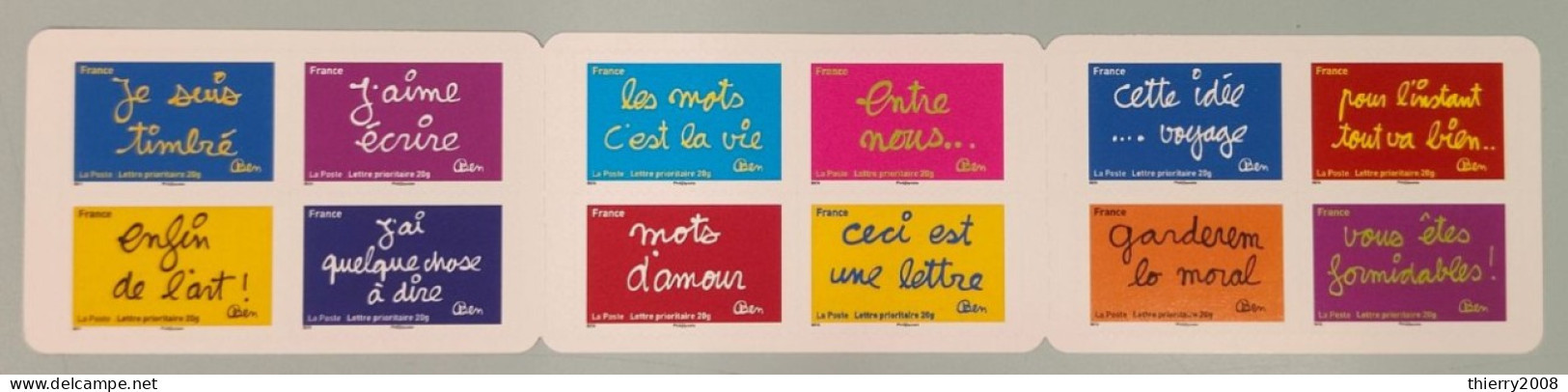 Carnet Non Plié "Timbres Autoadhésifs"  N° BC609 Neuf **  TTB  Vendu "Sous La Faciale" - Carnets