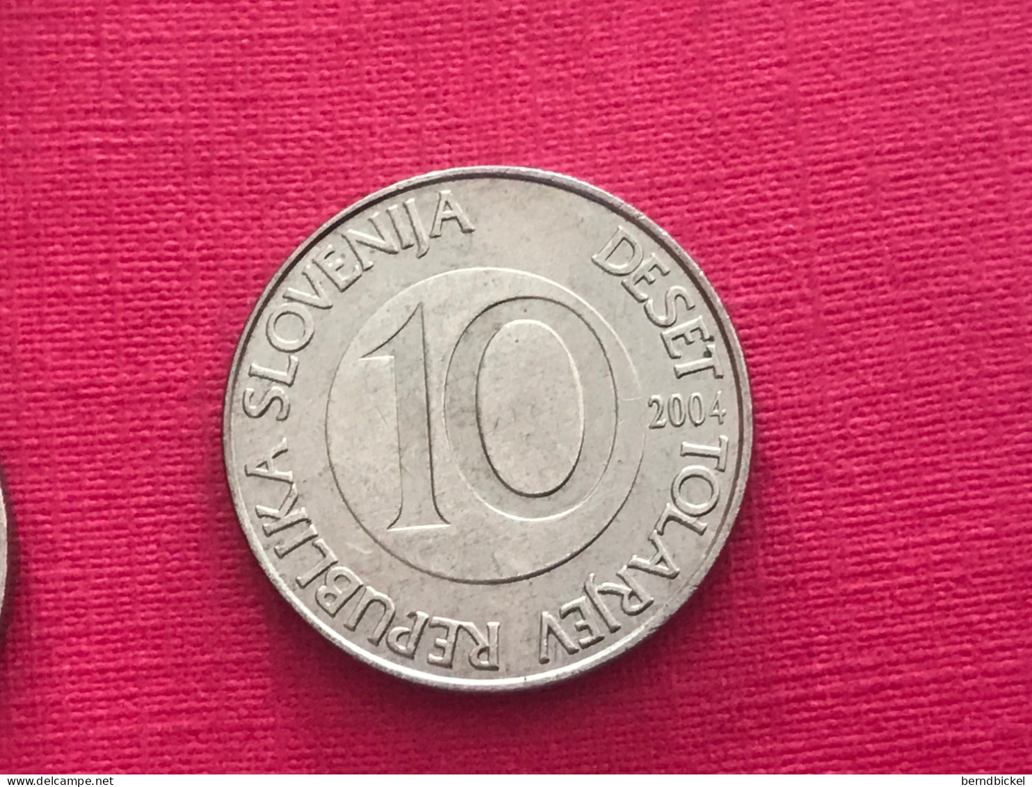 Münze Münzen Umlaufmünze Slowenien 10 Tolar 2004 - Slovenia