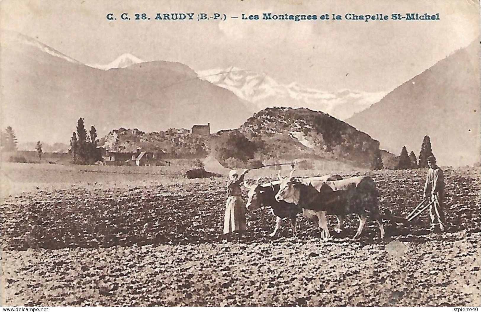ARUDY - Les Montagnes Et La Chapelle St-Michel - Arudy