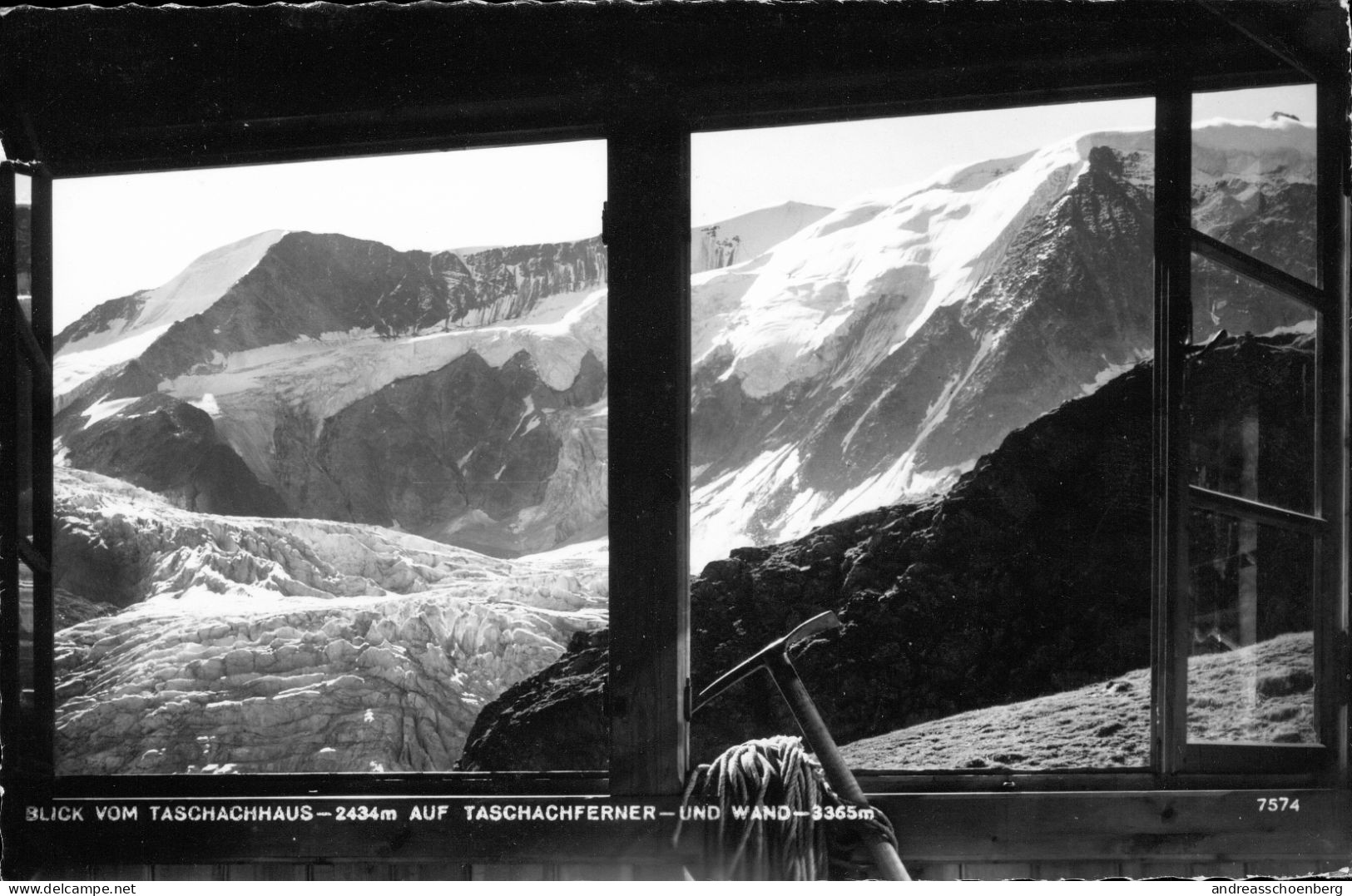 Blick Vom Taschachhaus Auf Taschachferner - Imst