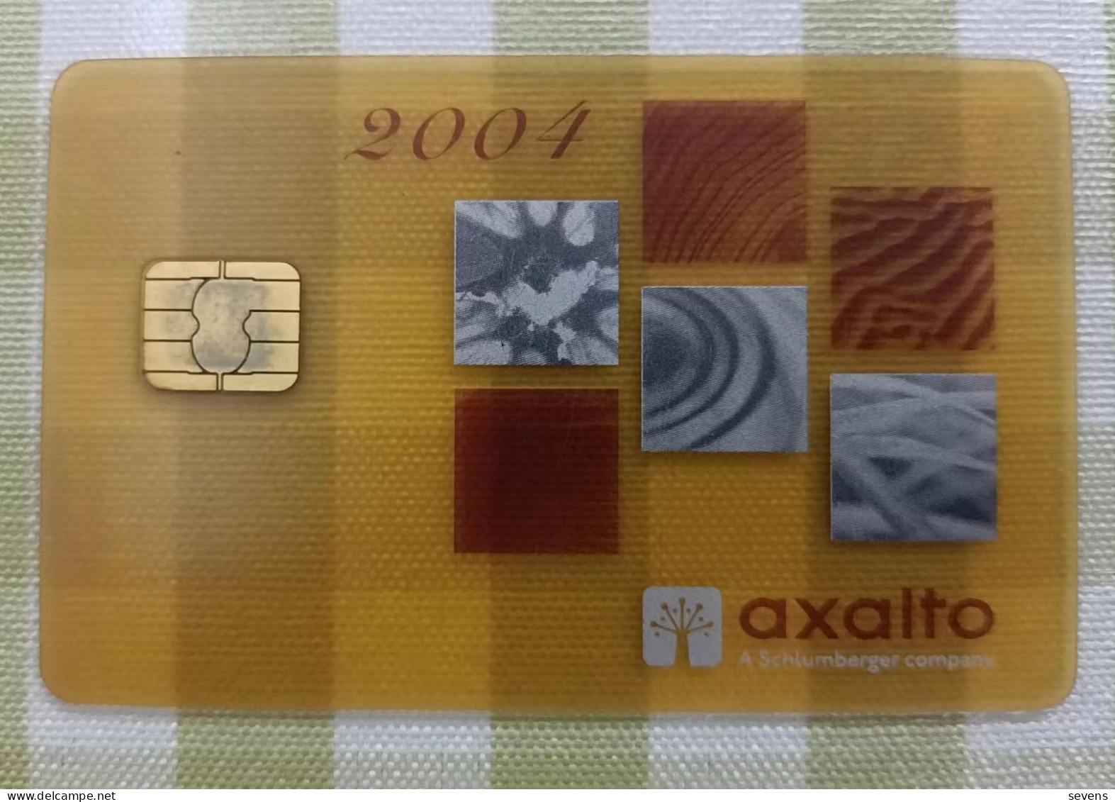 Axalto(Shlumberger) Manufacture Chip Card, Transparent Card, 2004 - Unclassified