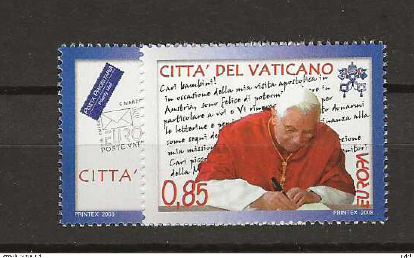 2008 MNH Vaticano Postfris** - 2008