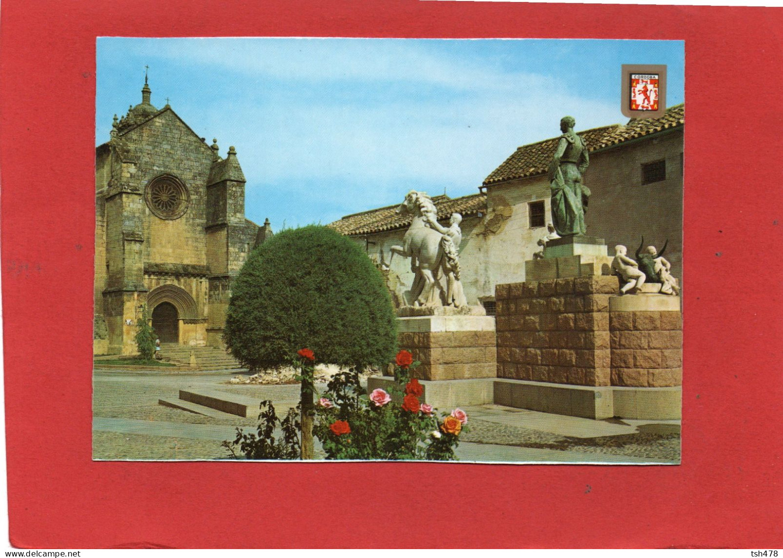 ESPAGNE---CORDOBA--Monument à Manolete Et église De Santa Marina--voir 2 Scans - Córdoba