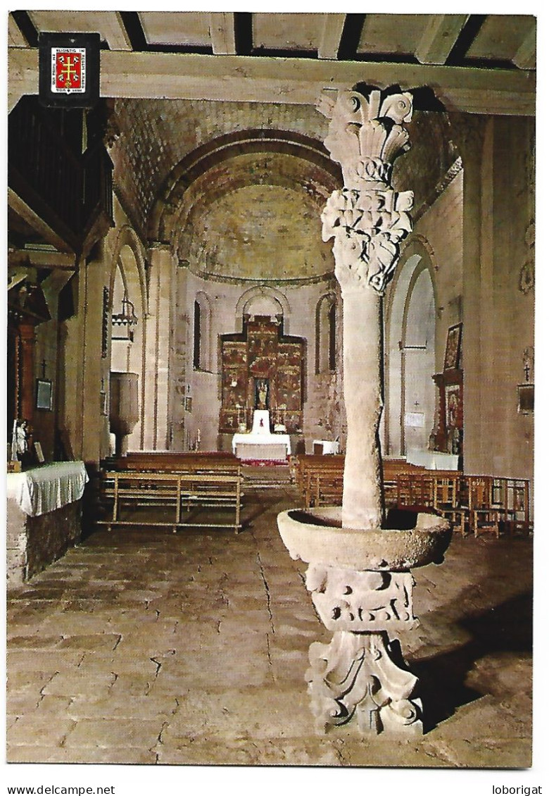 MONASTERIO DE SANTA CRUZ DE LAS SEROS, BAPTISTERIO ROMANICO.- SANTA CRUZ DE LAS SEROS / HUESCA.- ( ESPAÑA ) - Huesca