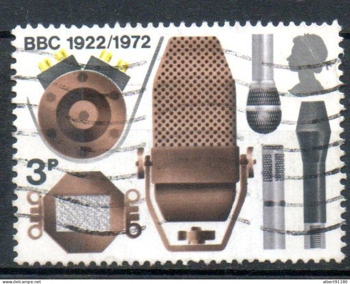 GRANDE-BRETAGNE Micros 1972 N° 665 - Gebraucht