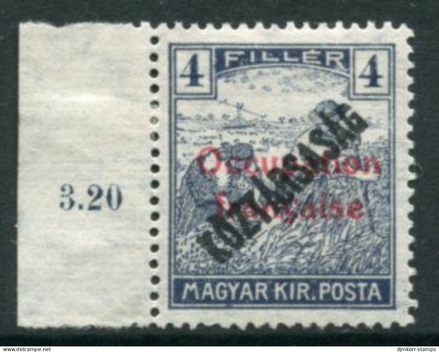 ARAD (French Occupation) 1919 Overprint On Harvesters KÖZTARSASAG 4f MNH / **..  Michel 32 - Unclassified