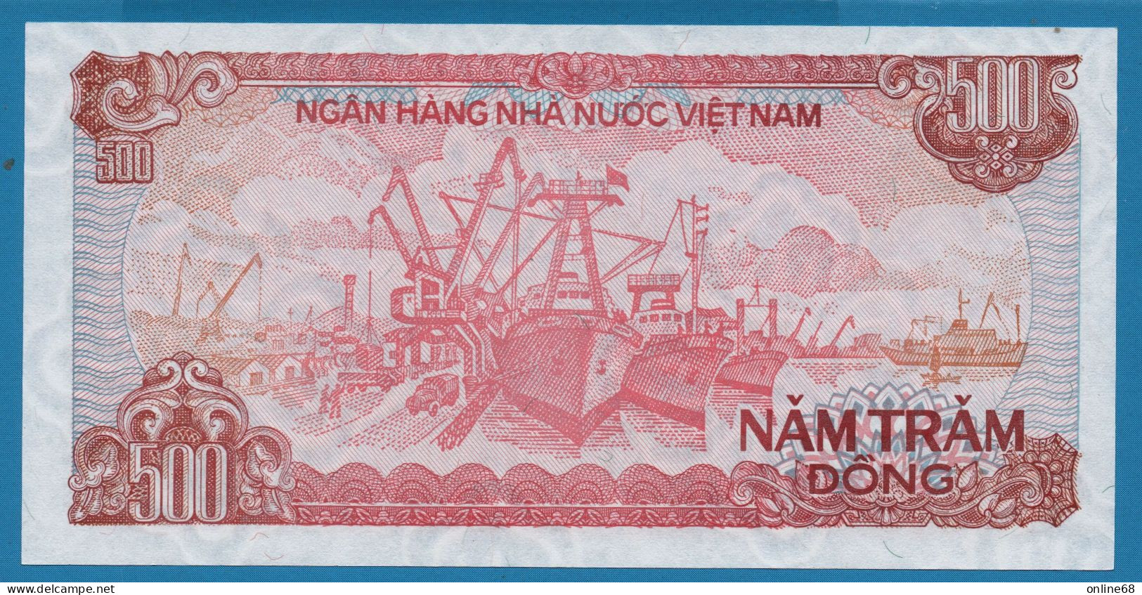 VIETNAM 500 DONG 1988 # MJ3751399 P# 101a Ho Chi Minh - Vietnam