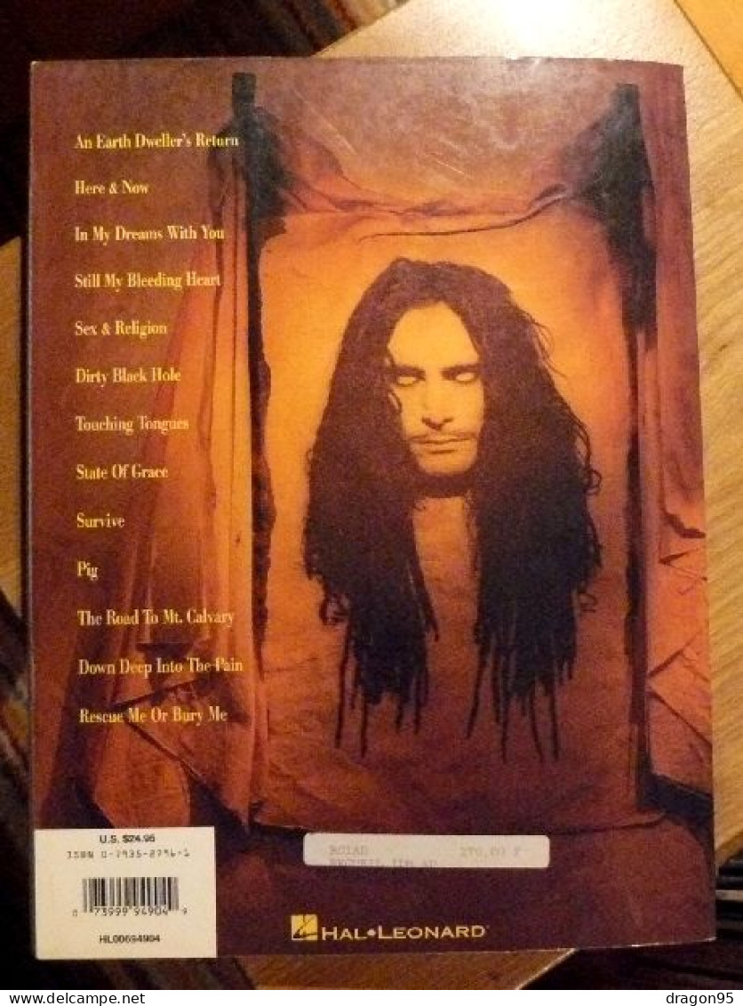 Songbook STEVE VAI : Sex And Religion - 160 Pages - Other & Unclassified