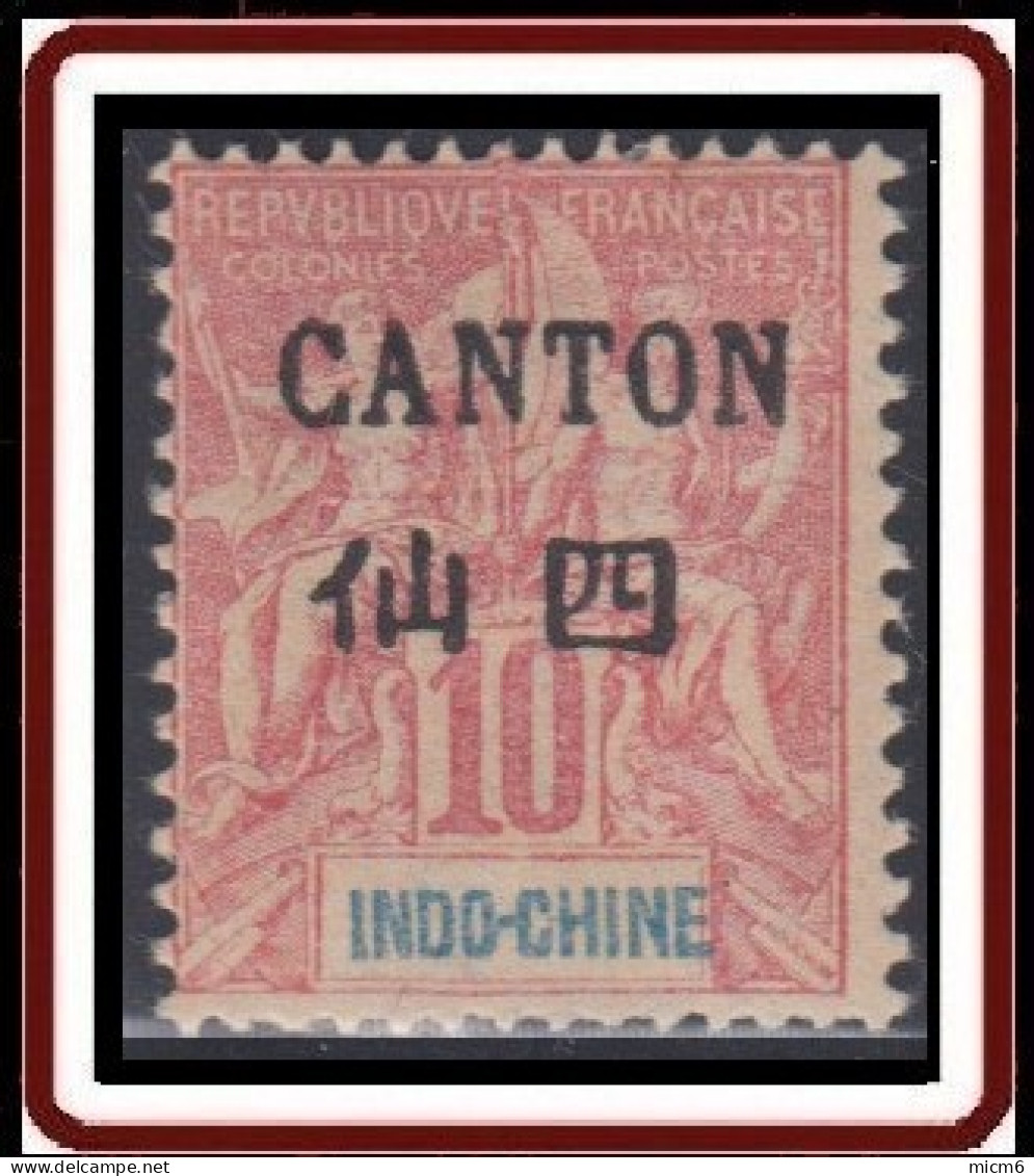 Canton - Bureau Indochinois - N° 21 (YT) N° 21 (AM) Neuf *. - Neufs