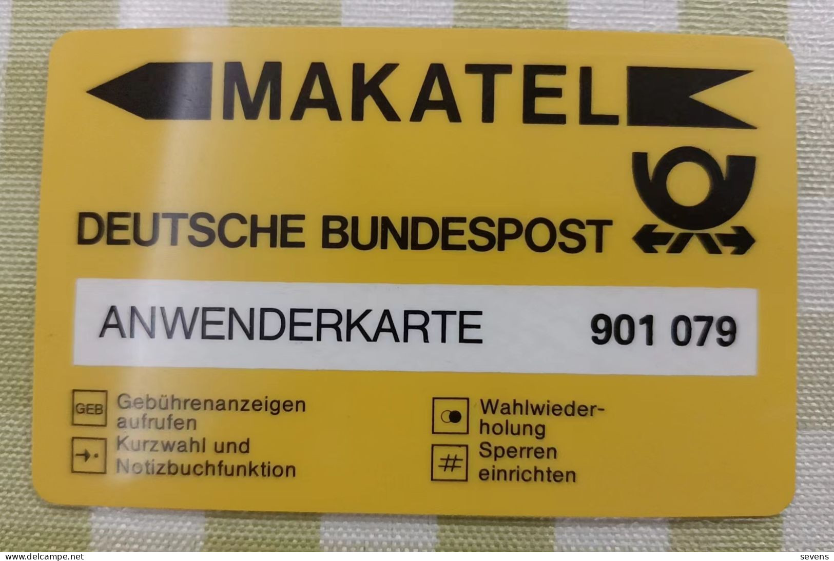 Makatel Deutsche Bundespost User Card, Used - Other & Unclassified