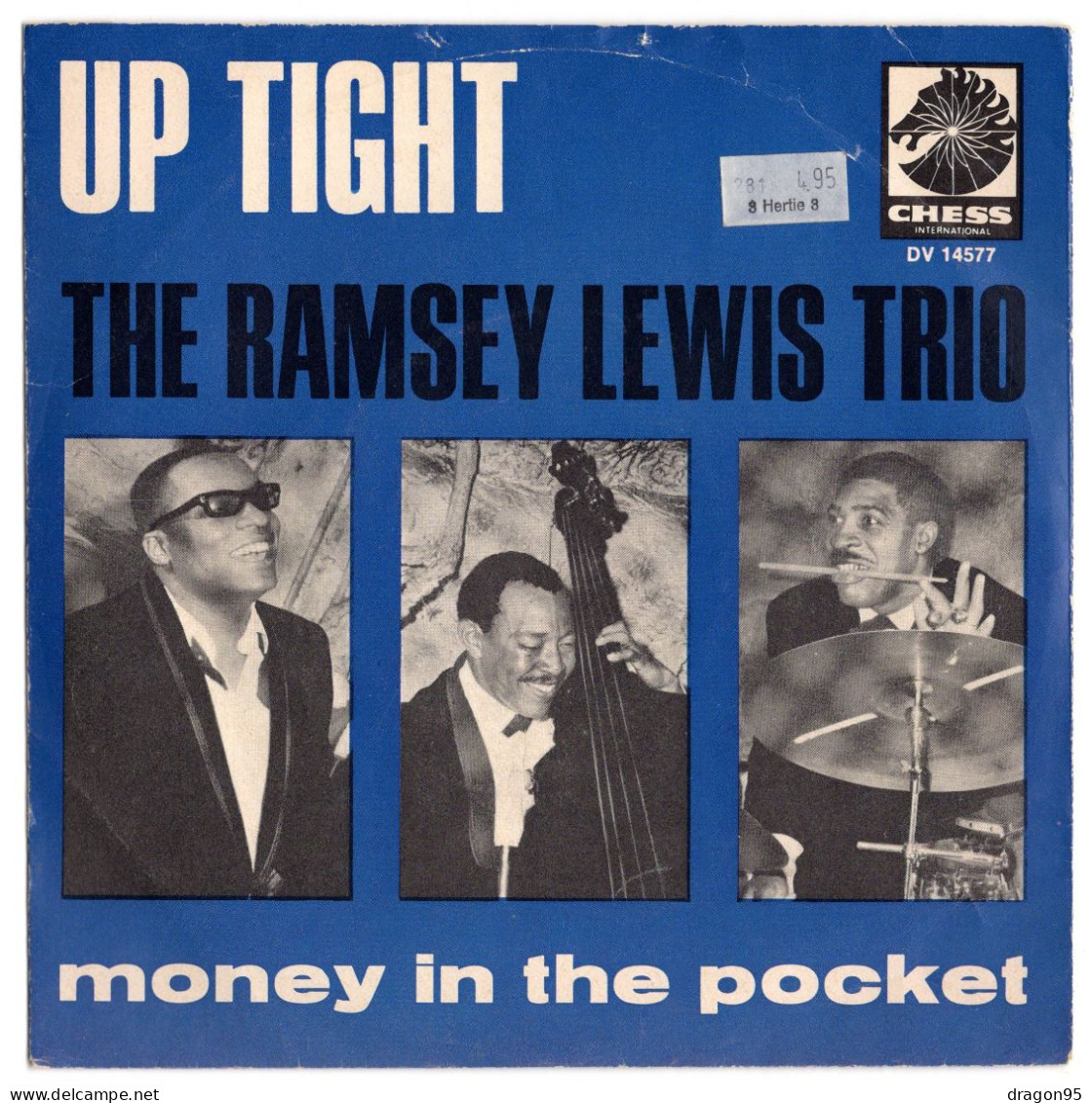 The RAMSEY LEWIS TRIO : Up Tight - Chess DV 14577 - Allemagne - 1966 - AA1 - Jazz
