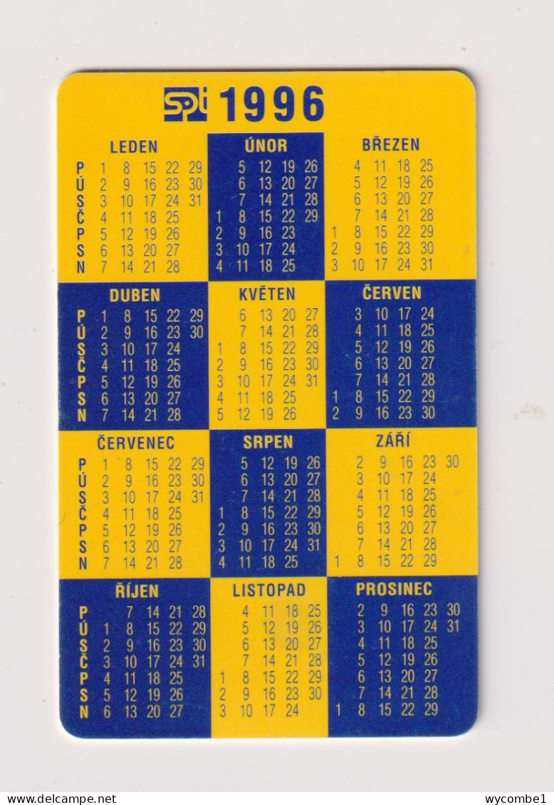 CZECH REPUBLIC - 1996 Calendar Chip Phonecard - República Checa