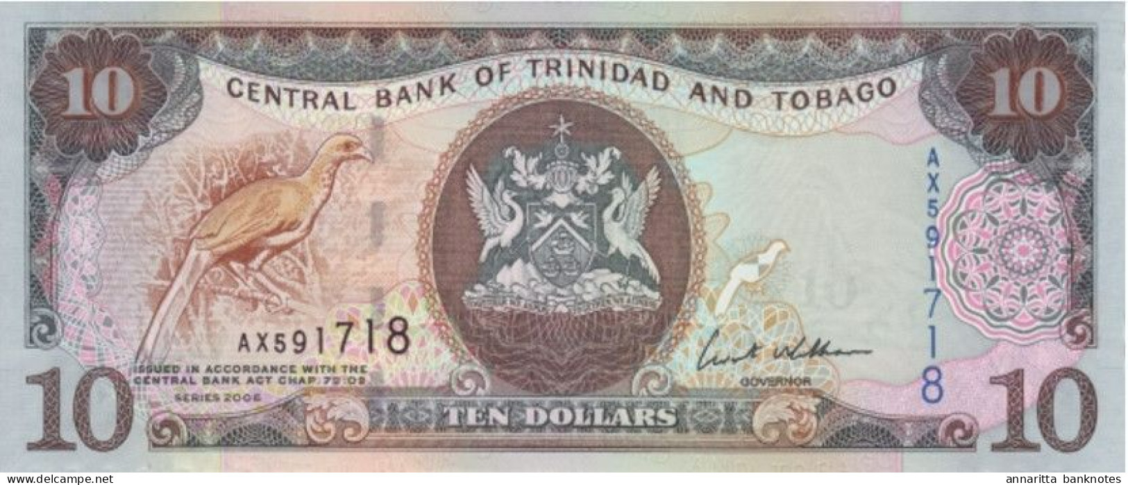 Trinidad & Tobago 10 Dollars 2006, UNC (P-48a, B-223a) - Trinité & Tobago