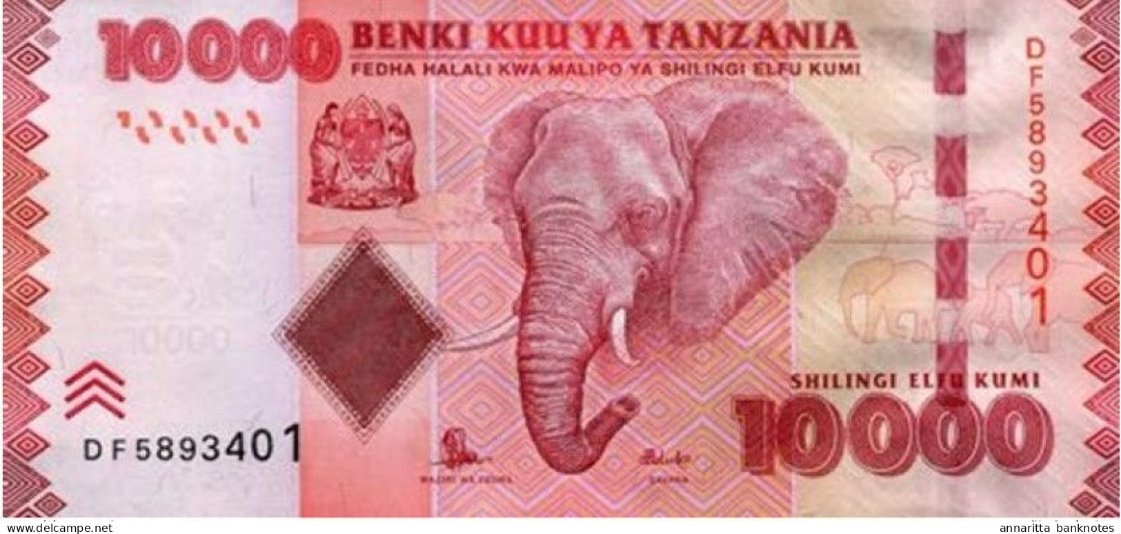 Tanzania 10000 Shillings ND (2015), UNC (P-44b, B-143b) - Tansania