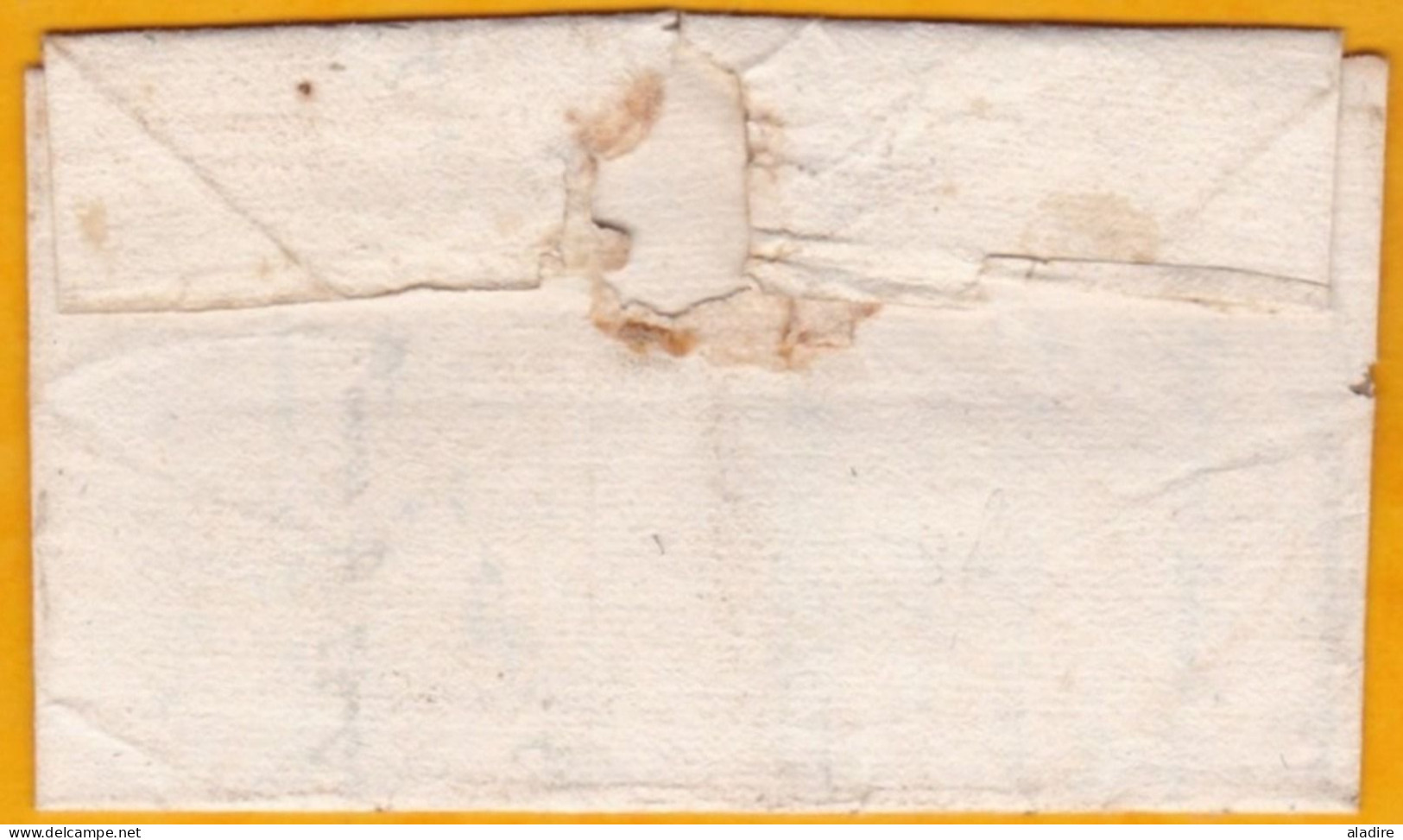 1690 - Lettre Avec Correspondance De Saint Flour, Cantal Vers Clermont Ferrand, Puy De Dôme - Règne De Louis XIV - 1701-1800: Précurseurs XVIII