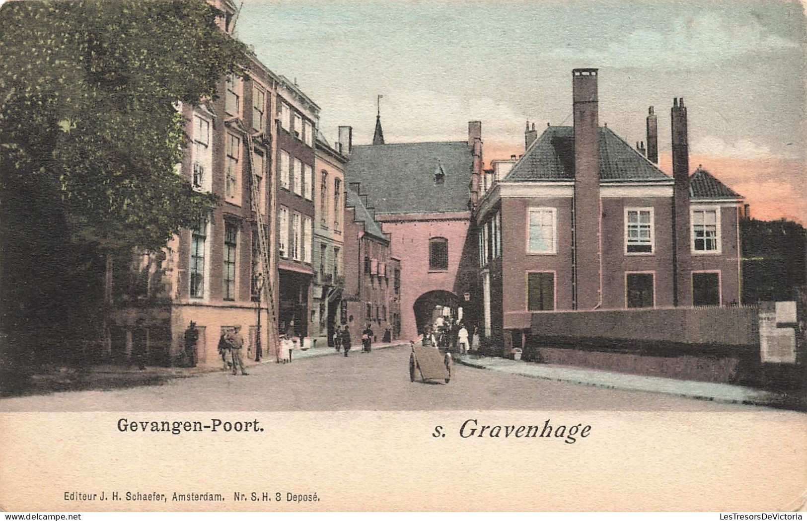 Pays Bas - Gevangen Poort - S'gravenhage - Colorisé - Animé - Carte Postale Ancienne - Den Haag ('s-Gravenhage)
