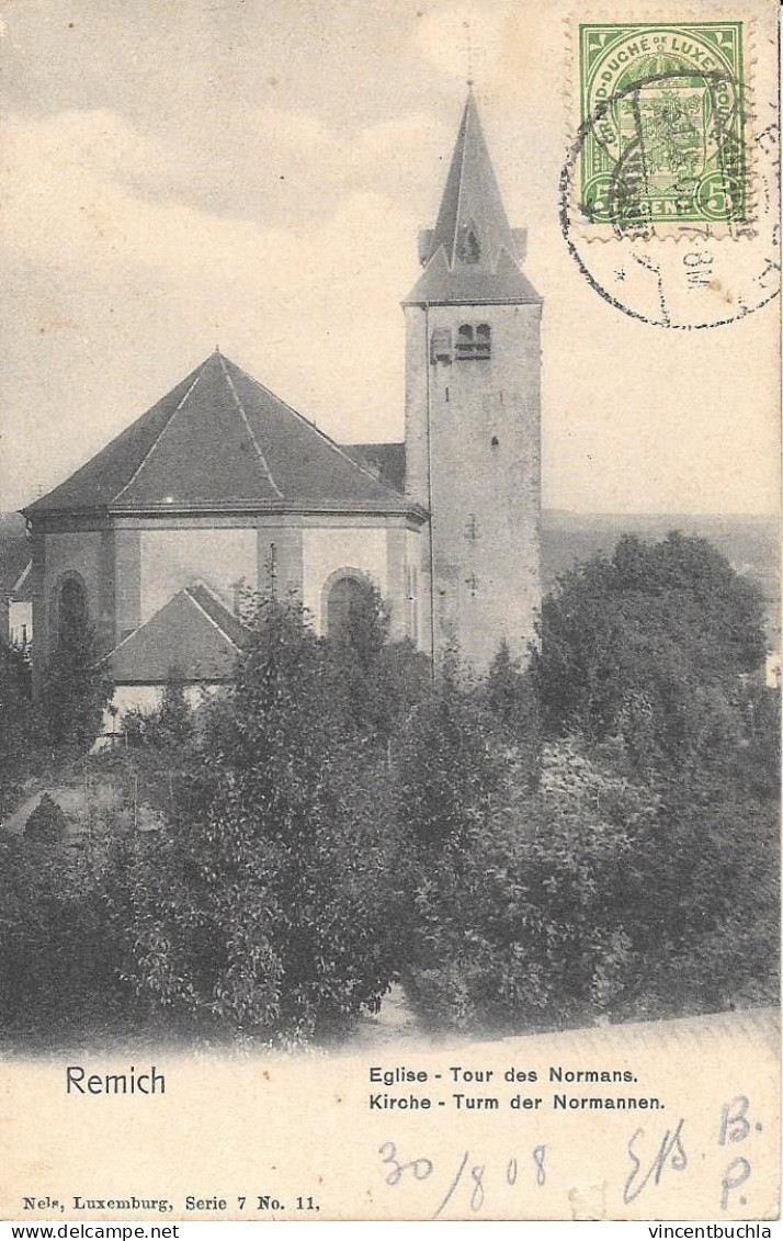 Remich - Eglise - Tour Des Normans Kirche - Turm Der Normannen - Remich