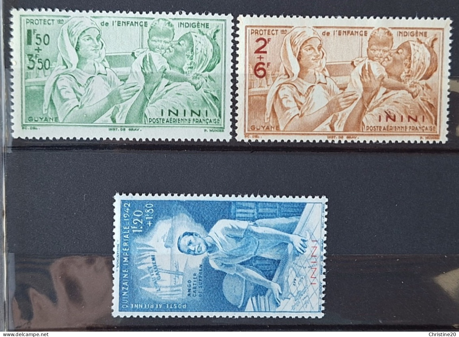 Inini 1942 PA1/3 *TB - Neufs