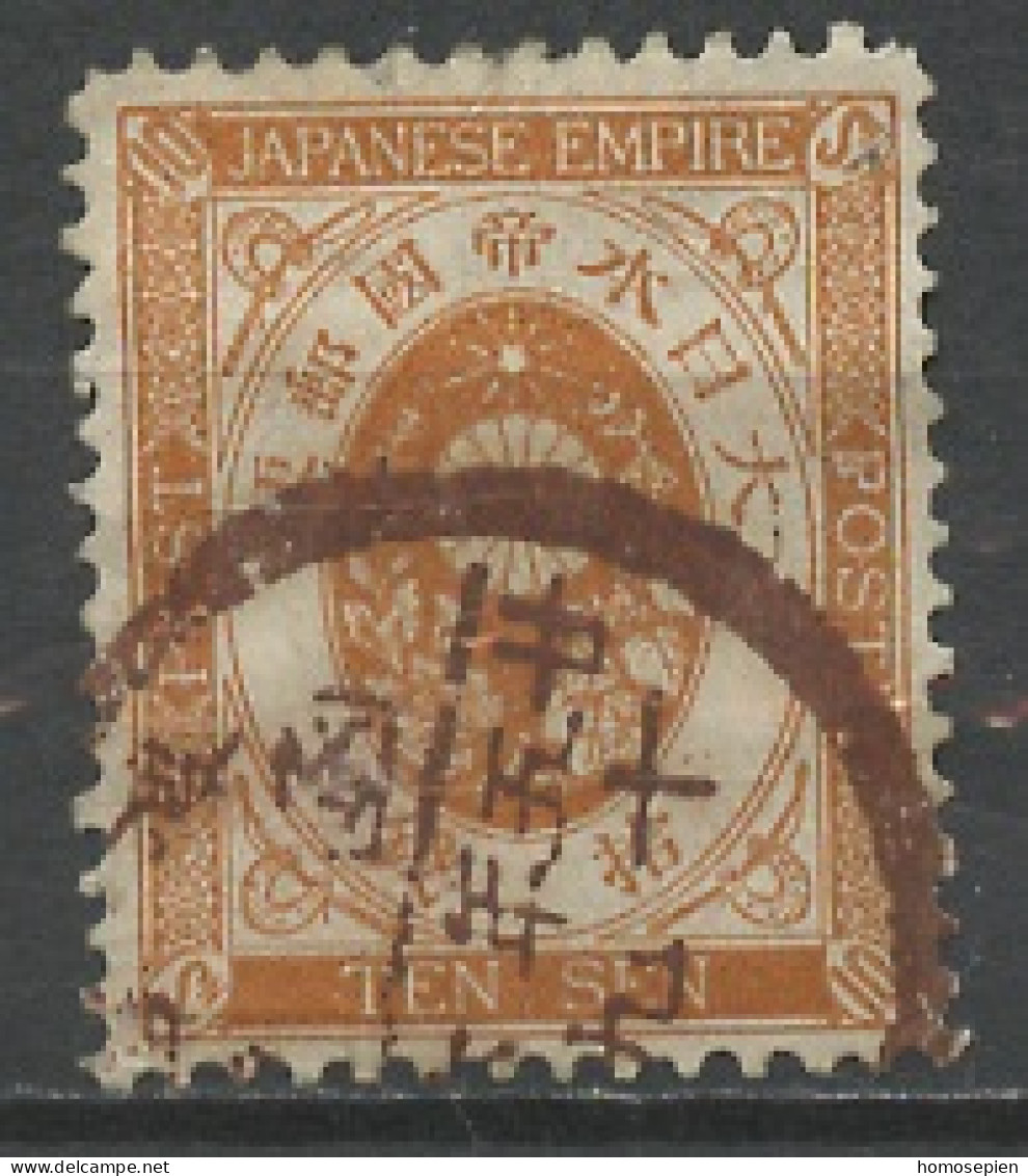 Japon - Japan 1888-92 Y&T N°81 - Michel N°63 (o) - 10s Branches - K13 - Gebruikt