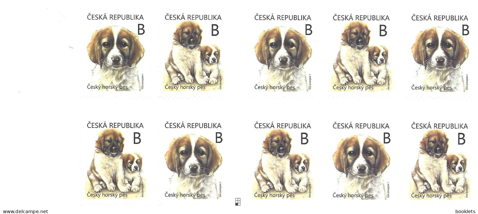 CZECH REPUBLIC, 2021, Booklet 210, Czech Mountaindogs - Other & Unclassified