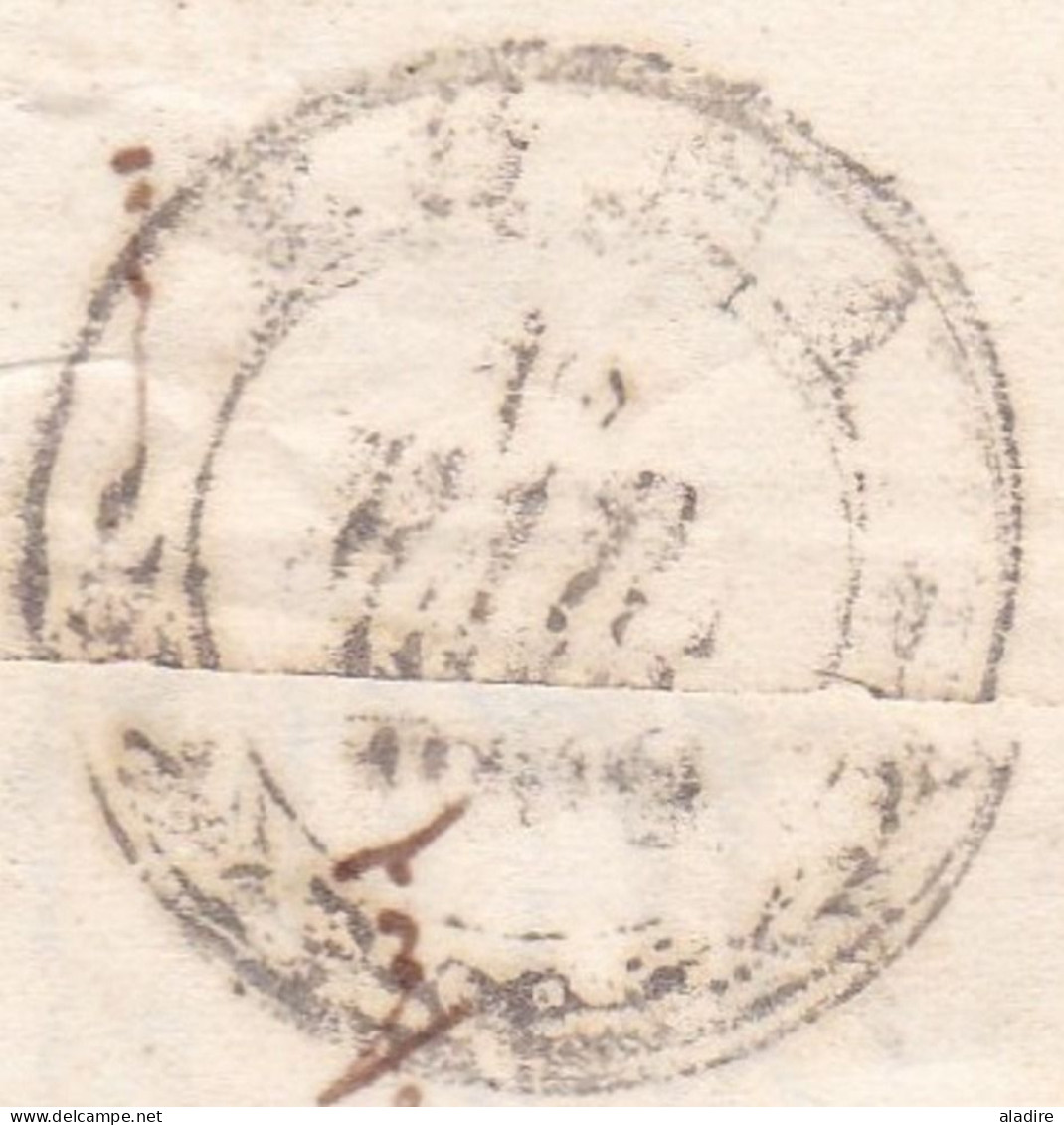 1838 - LAC En PP De 4 Pages En Français Et En Italien D' Auch, Gers, France Vers Roma Rome, Italia - Cad Arrivée - 1801-1848: Vorläufer XIX