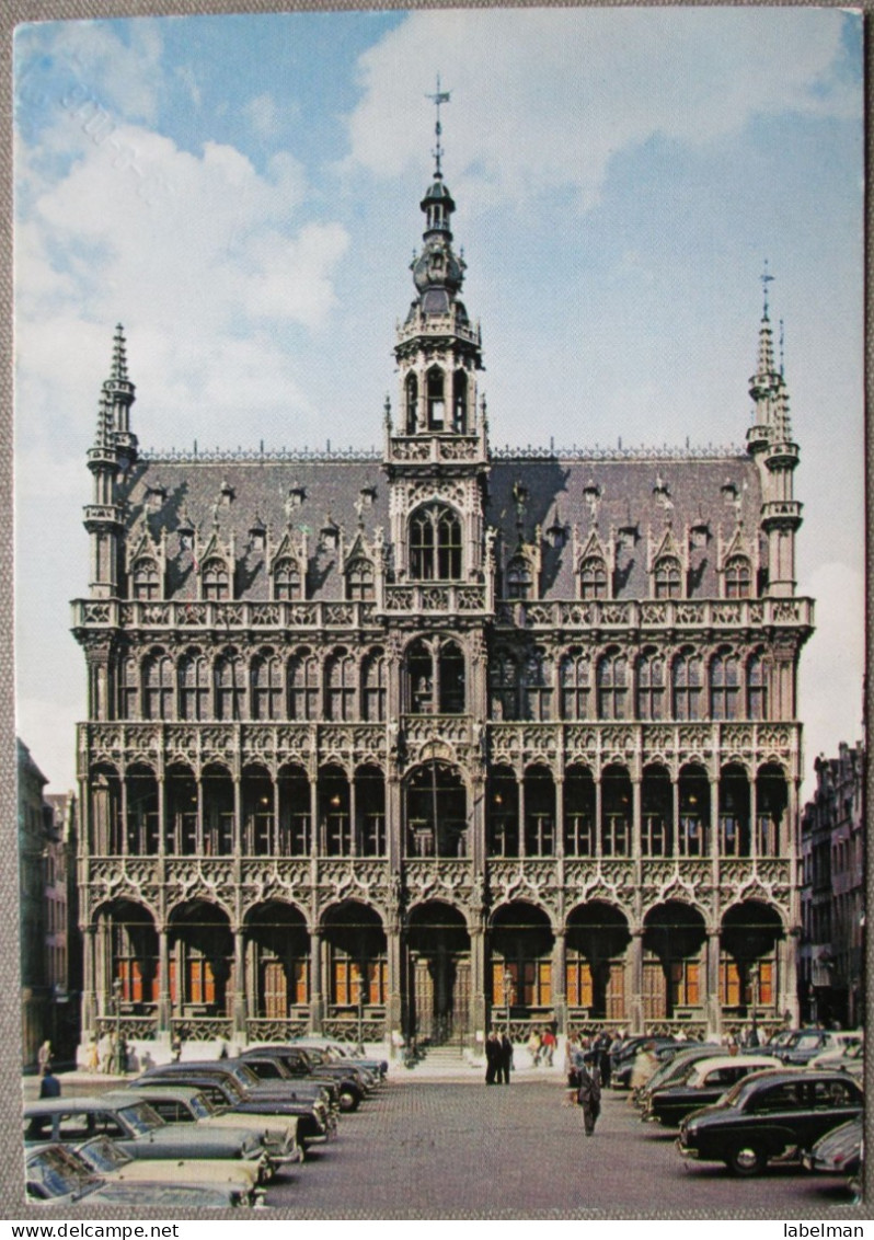 BELGIUM BELGIQUE BRUXELLES BRUSSEL KINGS HOUSE MAISON DU ROI POSTCARD ANSICHTSKARTE PICTURE CARTOLINA PHOTO CARD - Brussels By Night