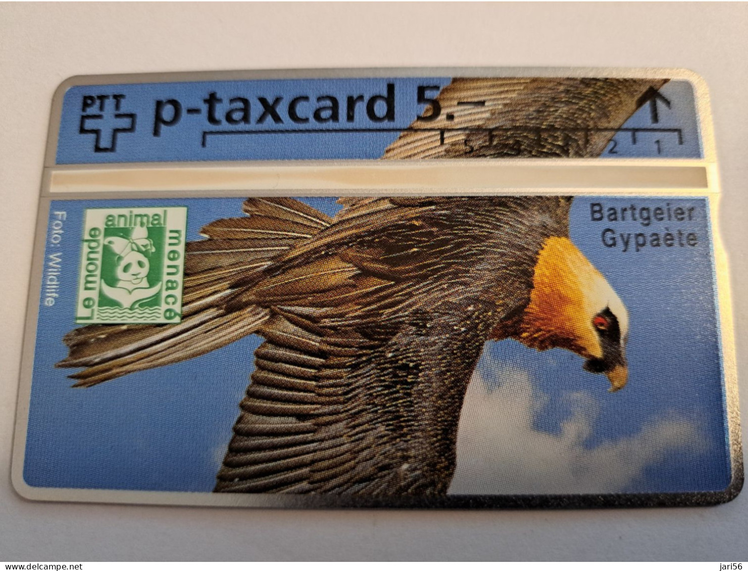GERMANY/ SWIITSERLAND  PUZZLE/ BIRDS /EAGLES    / 2.000 EX   / 6 DM  CARD /CH 5,-     / MINT    **16267** - S-Series : Tills With Third Part Ads