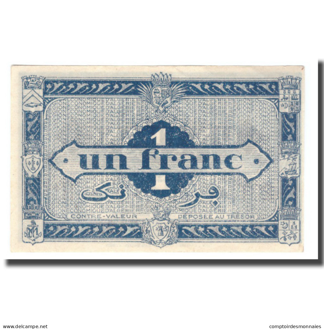 Billet, Algeria, 1 Franc, 1944, 1944-01-31, KM:101, SUP+ - Algeria