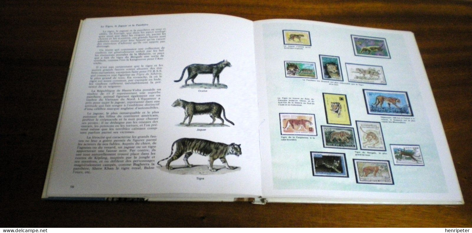 Les animaux en timbres-poste – Album philatélique - FERNAND NATHAN – ROBY ANDERSON - Vintage