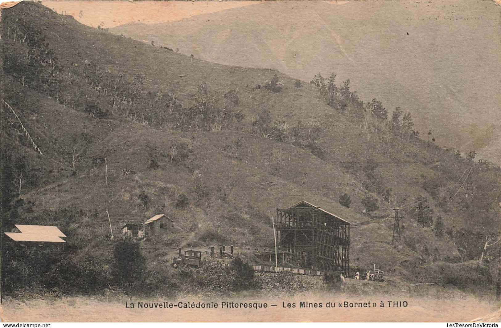 La Nouvelle Calédonie Pittoresque - Les Mines Du Bornet à Thio - Edit. Vve De Béchade -   Carte Postale Ancienne - Nieuw-Caledonië