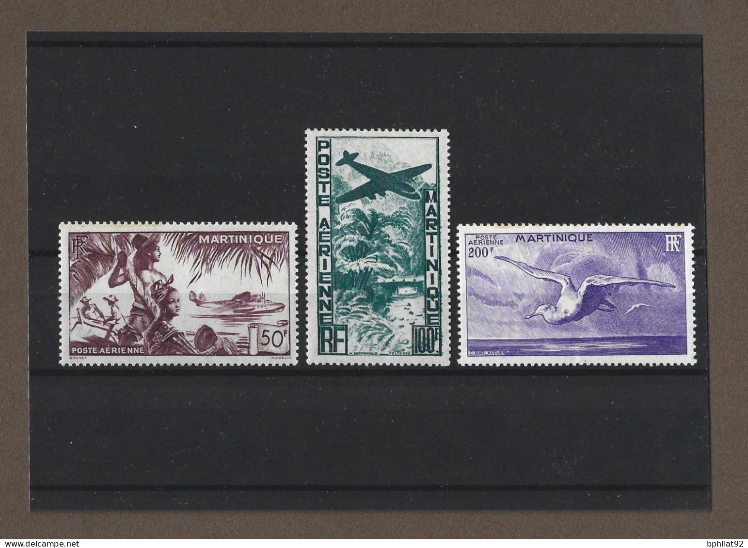 !!! MARTINIQUE, POSTE AÉRIENNE, NUMÉROS 13/15, NEUFS, SANS CHARNIÈRES - Airmail