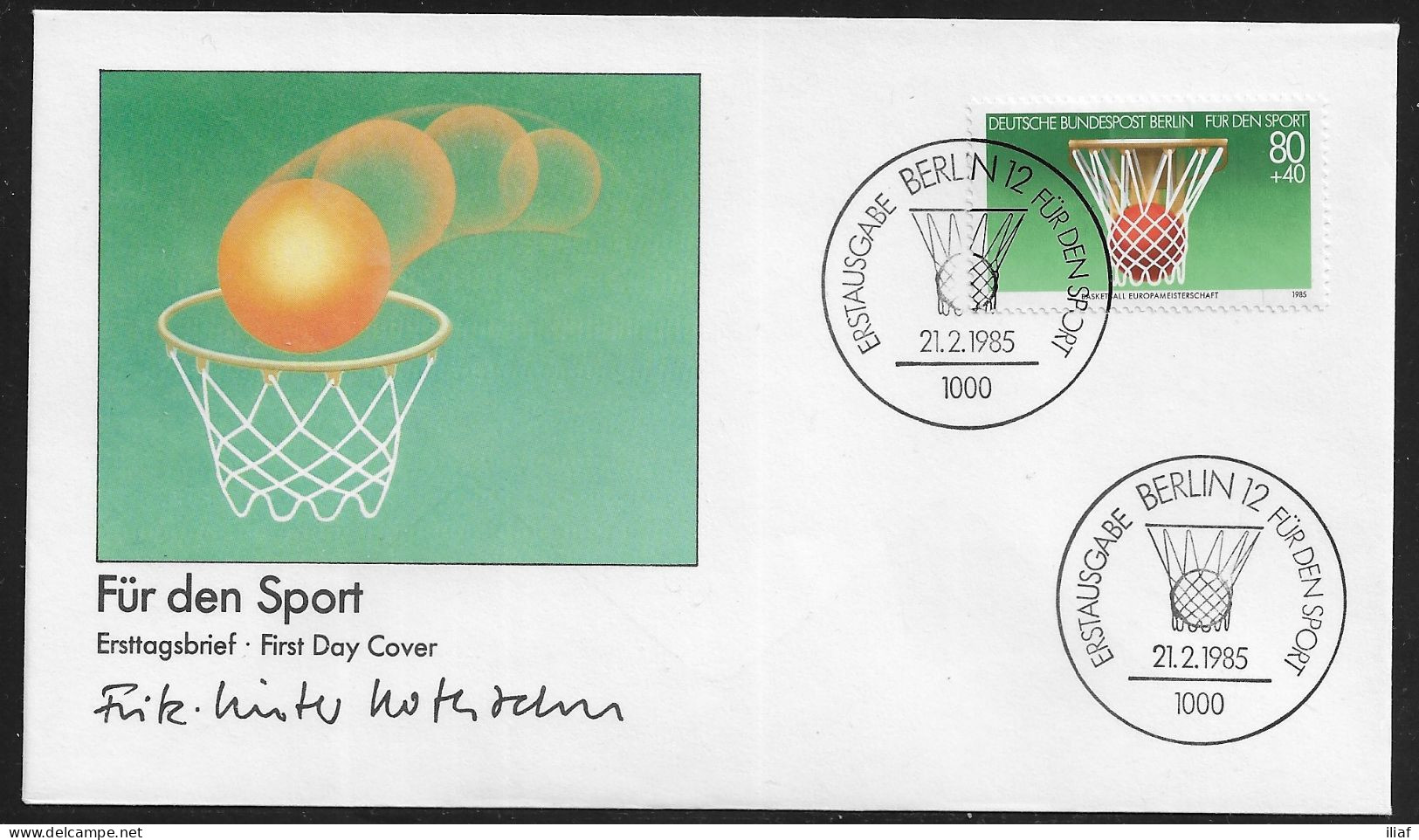 Germany Berlin. FDC Mi. 730.   200th Birthday Of Bettina Von Arnim.  FDC Cancellation On FDC Envelope - 1981-1990