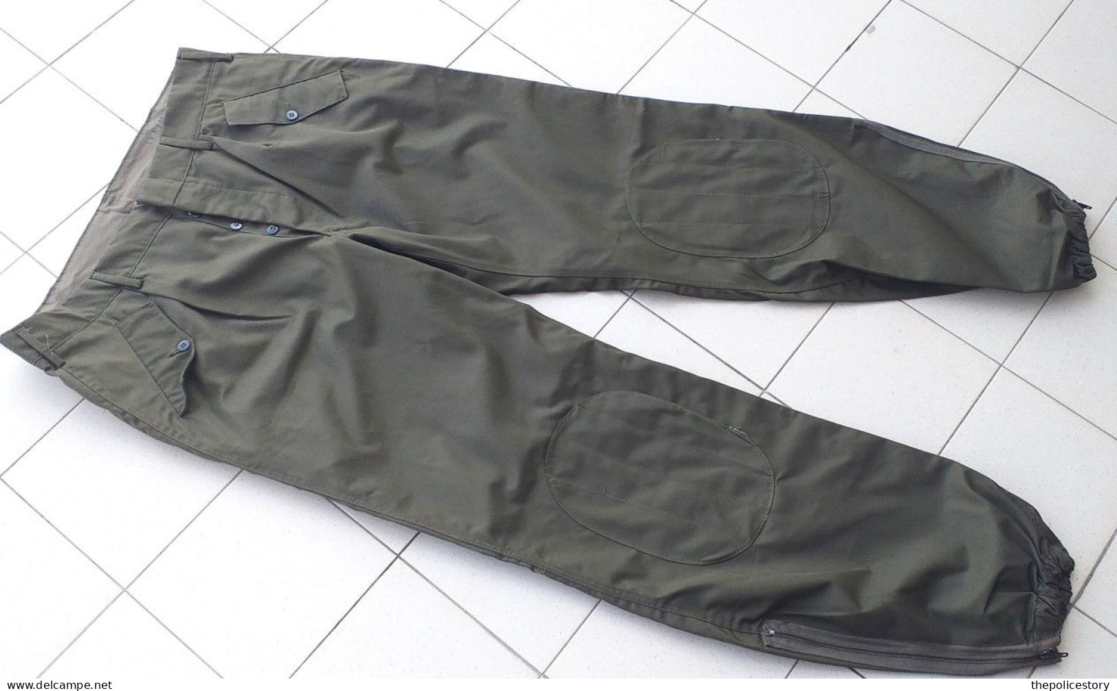 Giacca pantaloni mimetica verde NATO A.M. tg. 54 del 1983 originale mai usata