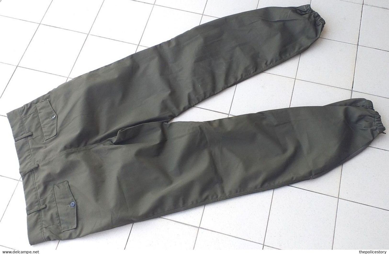 Giacca pantaloni mimetica verde NATO A.M. tg. 54 del 1983 originale mai usata