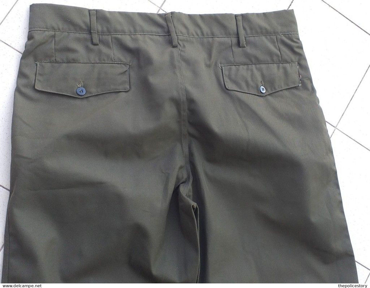 Giacca pantaloni mimetica verde NATO A.M. tg. 54 del 1983 originale mai usata