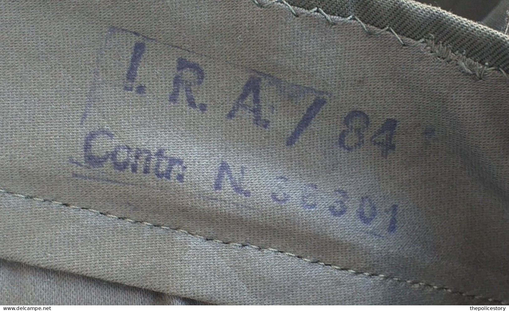 Giacca pantaloni mimetica verde NATO A.M. tg. 54 del 1983 originale mai usata