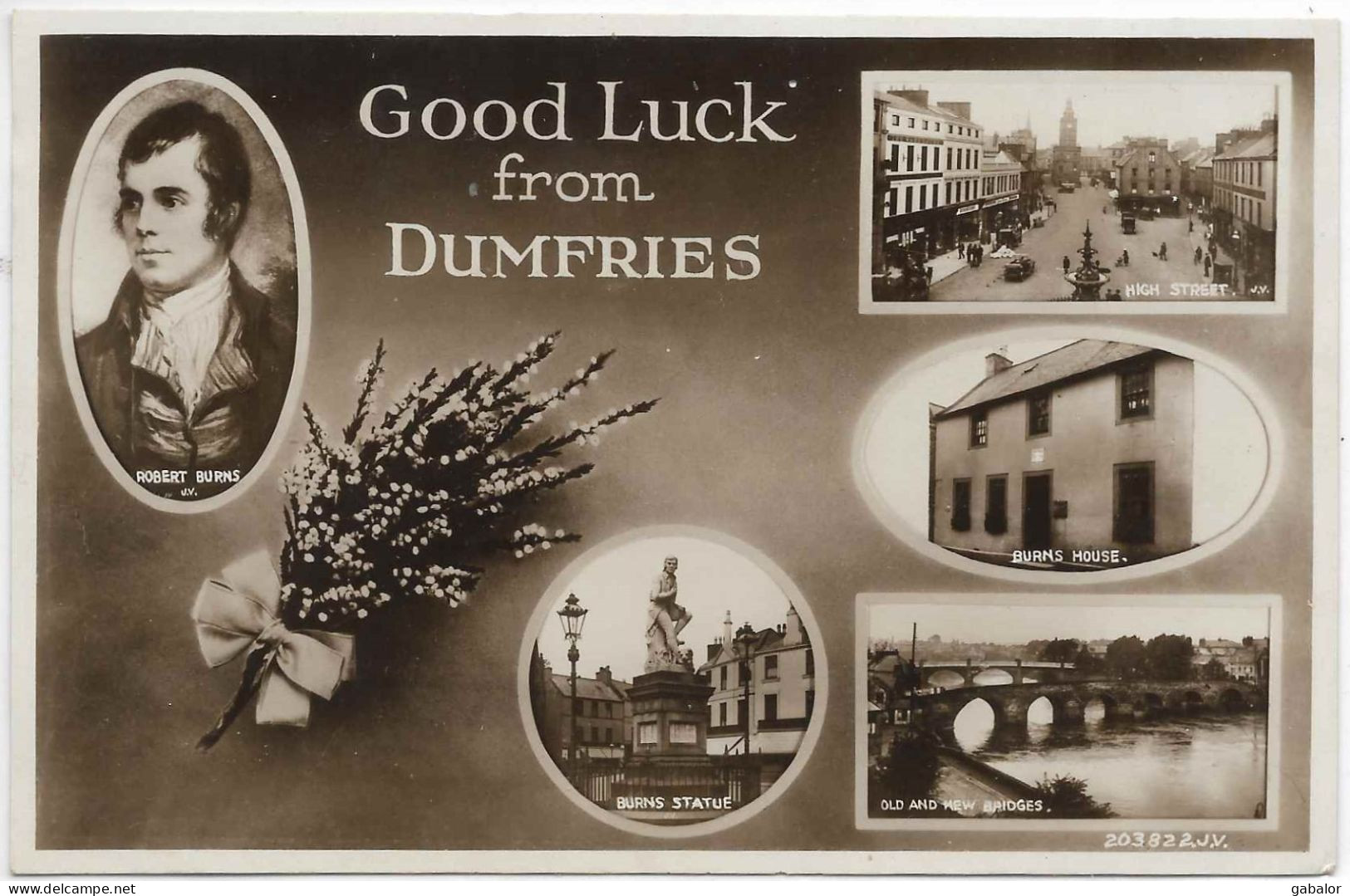 Royaume-Uni - Good Luck From Dumfries - Dumfriesshire