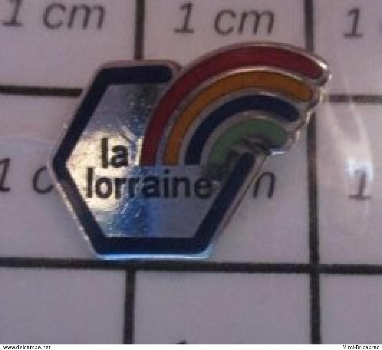 513a Pin's Pins / Beau Et Rare / ADMINISTRATIONS / ARC EN CIEL REGION LA LORRAINE Et Ses Sabots - Administrations