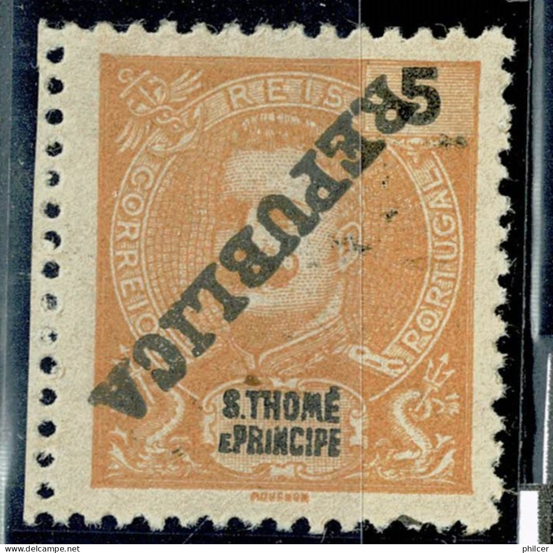 S. Tomé, 1913, # 147, Sob. Invertida, MH - St. Thomas & Prince