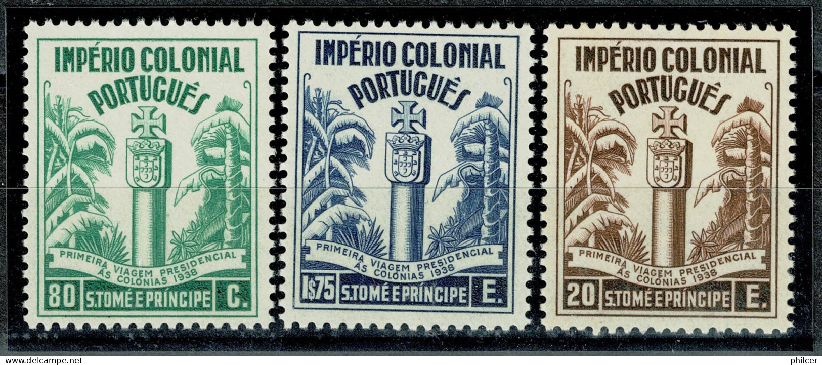 S. Tomé, 1938, # 316/8, MNH - St. Thomas & Prince